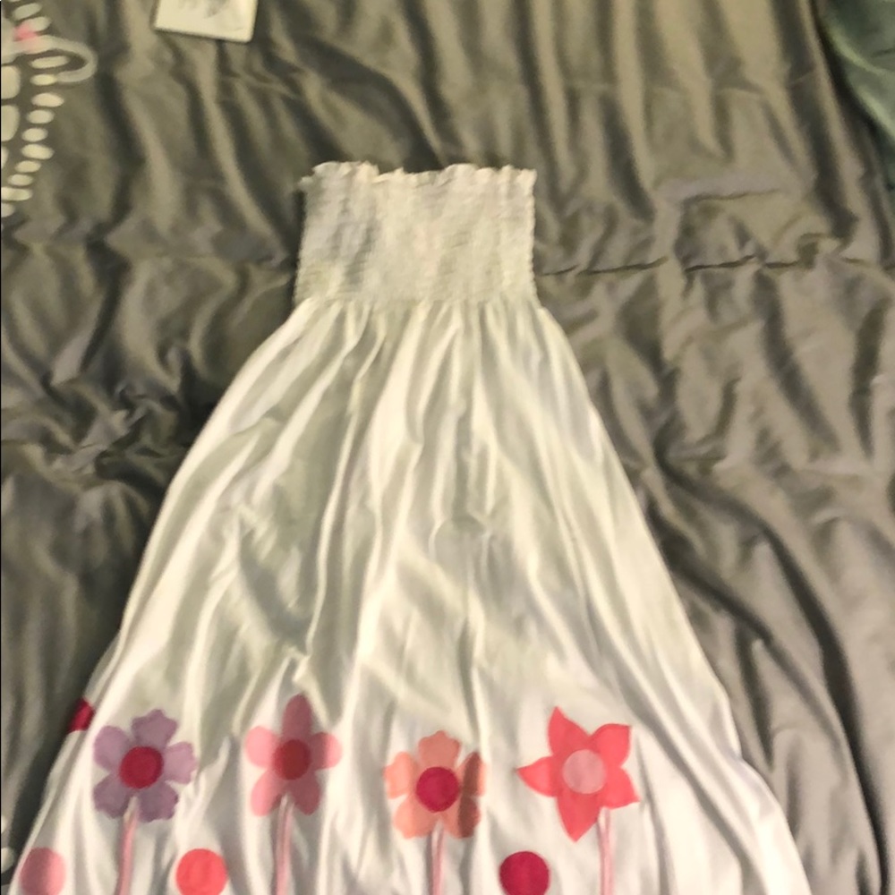 Worn once! Strapless sundress from Aruba!